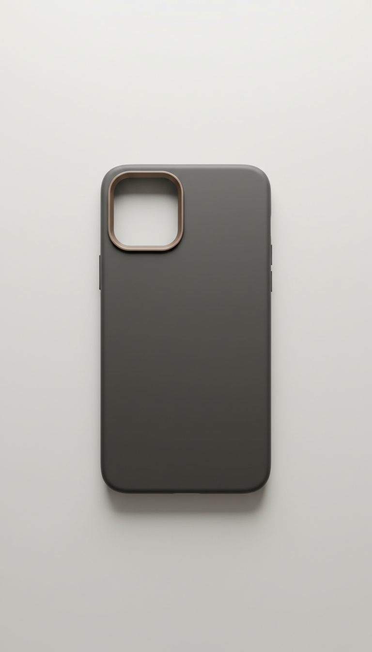 CaseCraft Coque iPhone 17 / 17 Pro / 17 Pro Max – Graphite Mat Anti-Traces