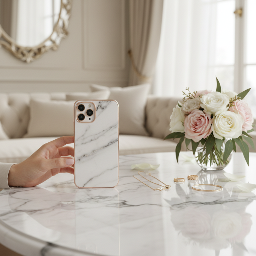 Étui iPhone Luxe Marbre - Lifestyle